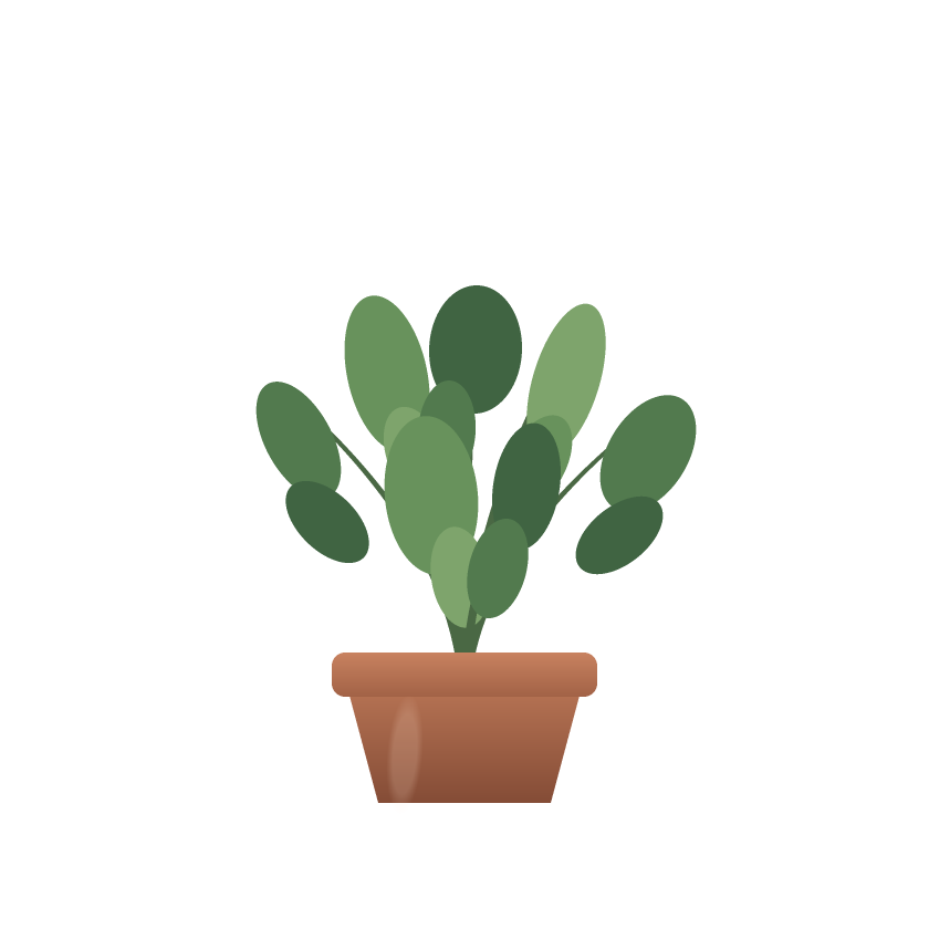 Object on a surface, with the background removed